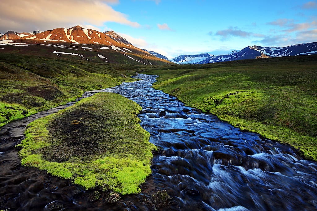 Troll peninsula in Iceland