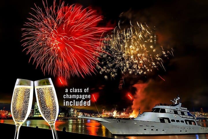 New Year’s Eve Fireworks Yacht Cruise