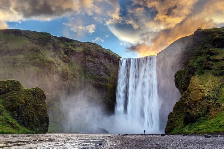 Full Day Chasing Waterfalls and Sky Lagoon Baths Guided Tour