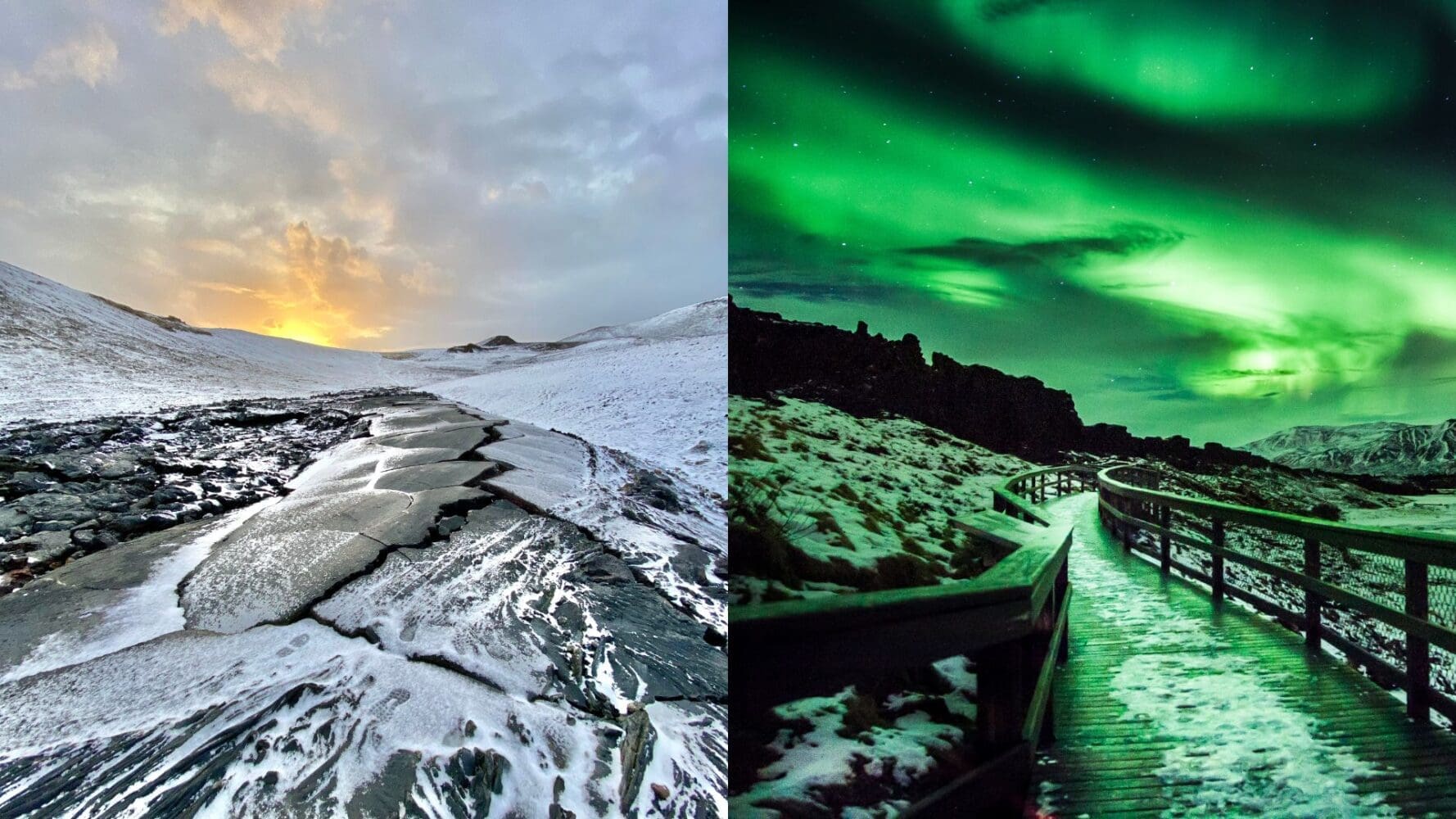 Volcano Hike & Northern Lights Tour