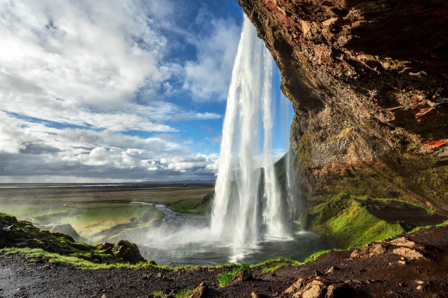 Ice Cave Katla, South Coast Waterfalls & Black Sand Beach Private