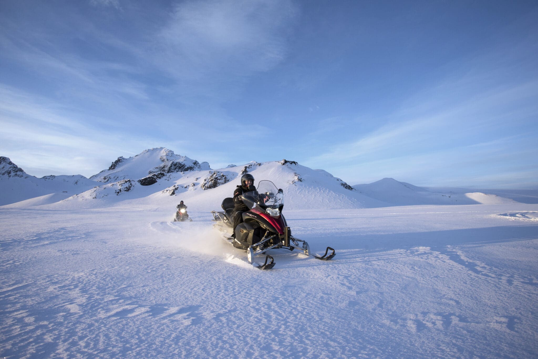 Golden Circle & Glacier Snowmobiling