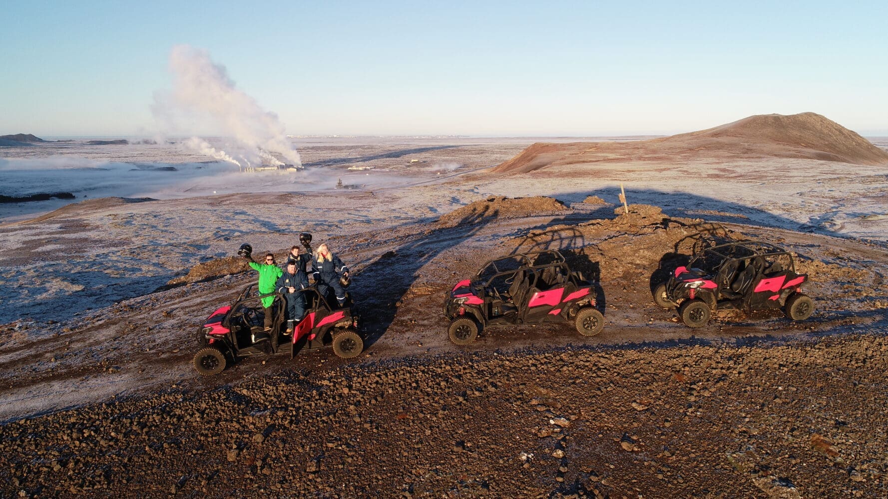 Discover Grindavík´s dramatic volcanic scars on an Buggy with a local guide