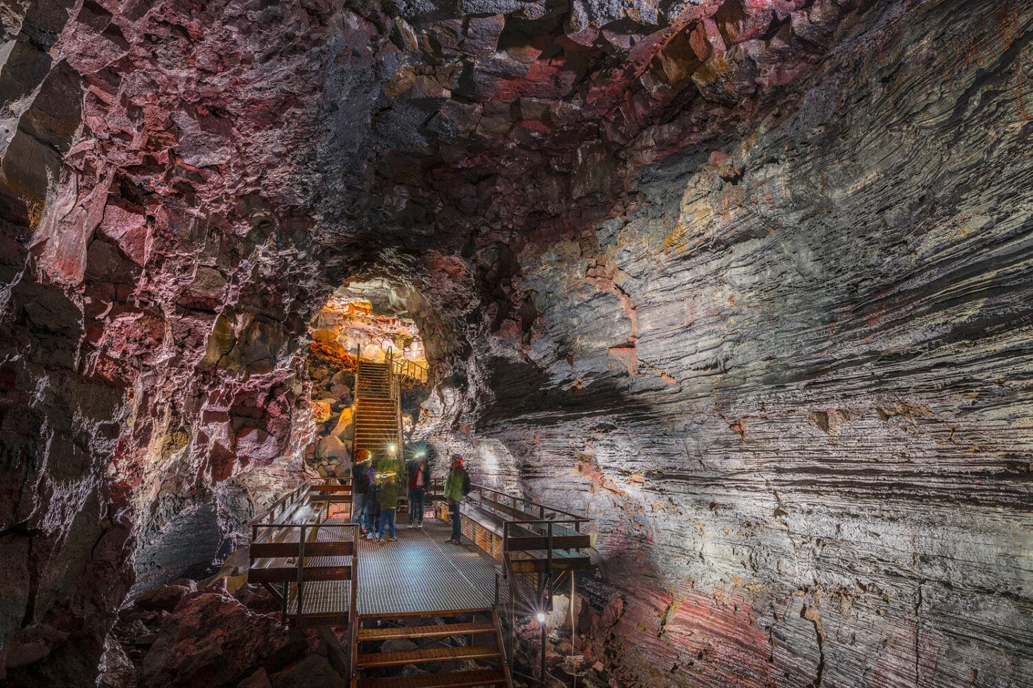 The Lava Tunnel with transfer from Reykjavik