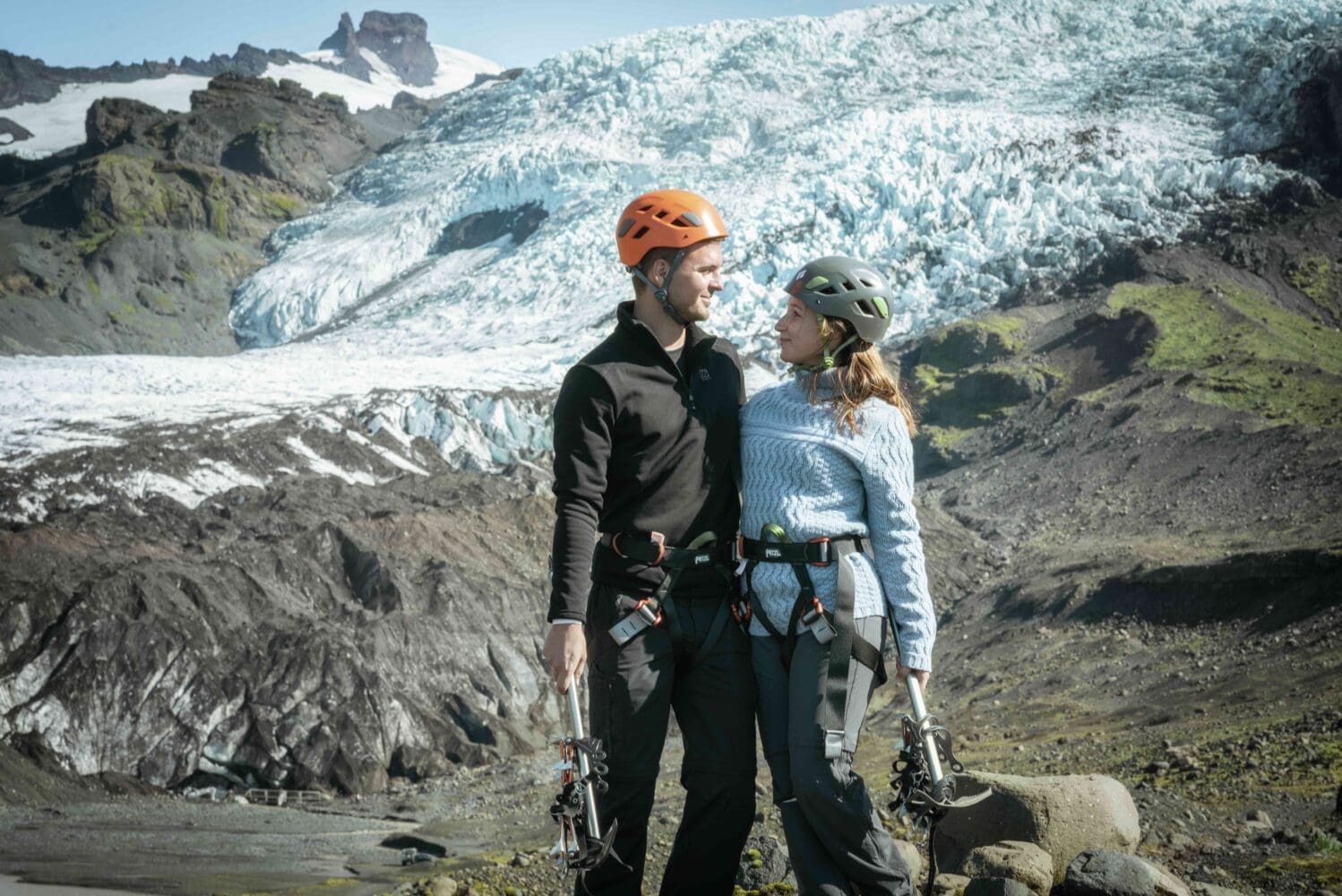 Ice Climbing Captured in Skaftafell