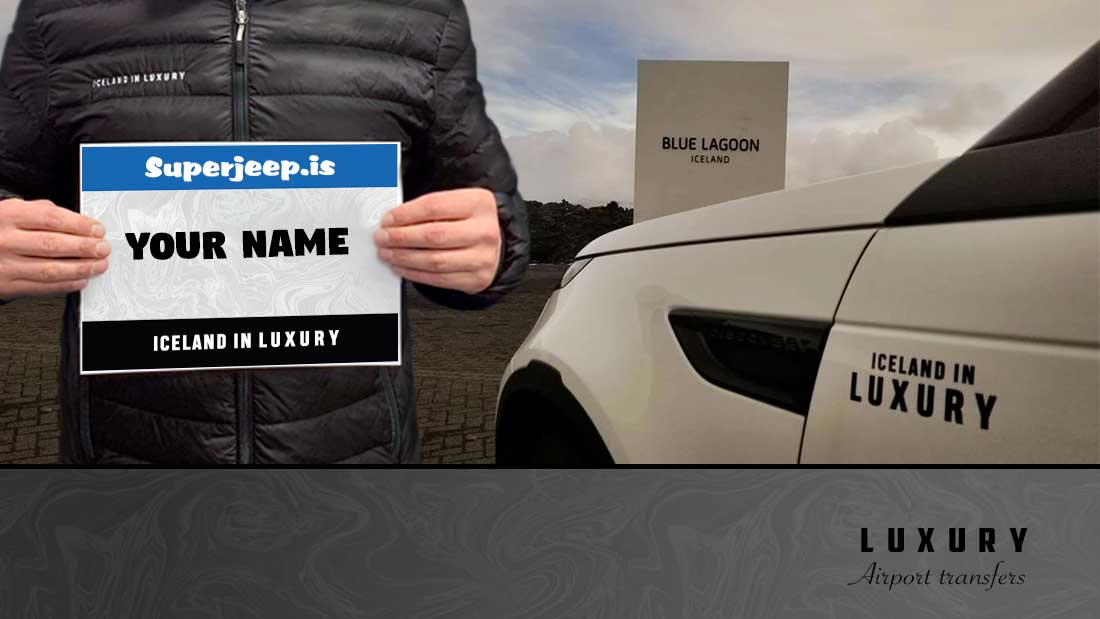 LUX 04 Luxury Private Transfers Reykjavik – via Blue Lagoon or via Sky lagoon – Keflavik Airport