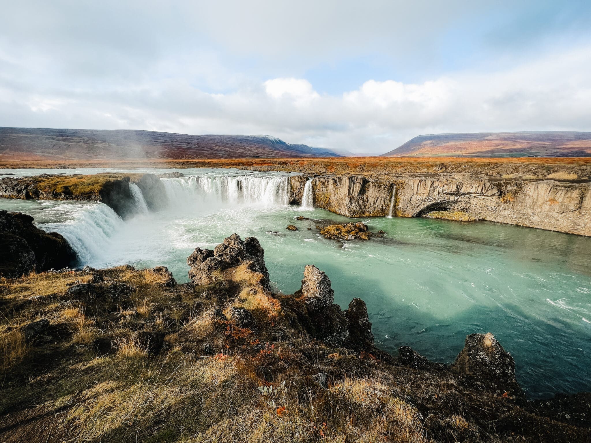 Adventure! Goðafoss Waterfall, Lake Mývatn & Nature Mývatn Baths from Akureyri Port!