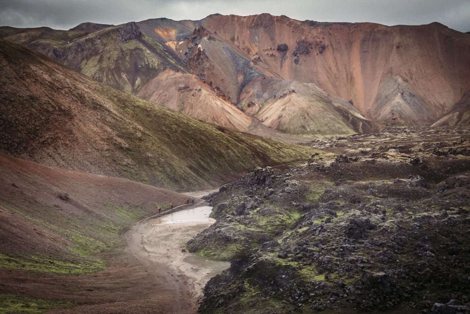 Bus transfer from Landmannalaugar to Hella / Reykjavik