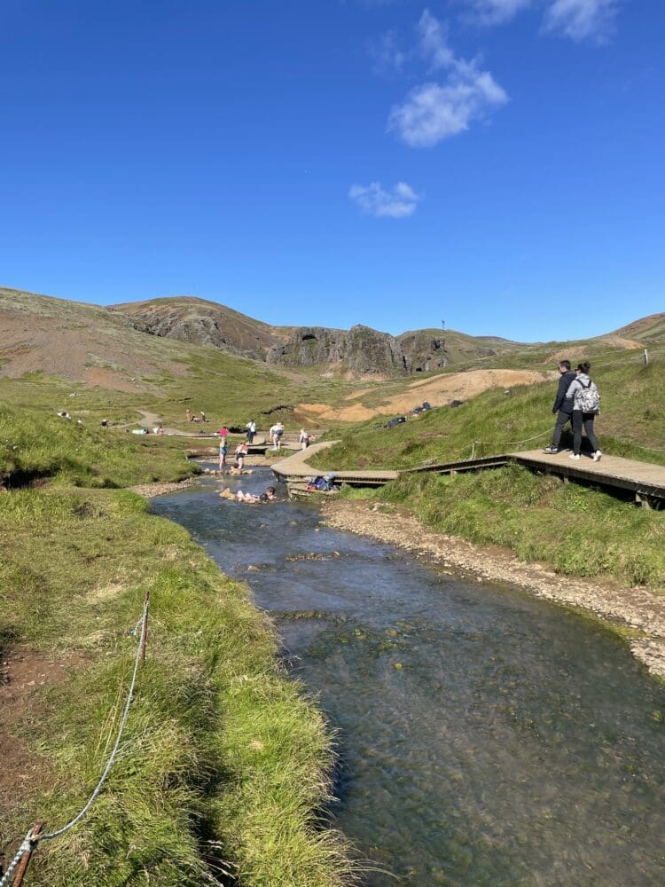 Reykjadalur Hot Spring hike – Private Tour