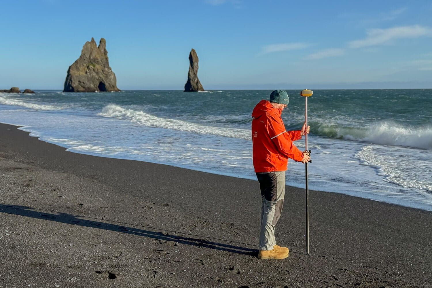 Citizen Scientist Reynisfjara Coastline Mapping with Katla Geopark